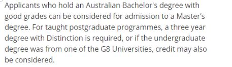 三年制澳洲本科